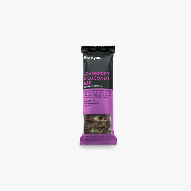 Cranberry & Coconut Muesli Bars | 6 x 35g | 210g