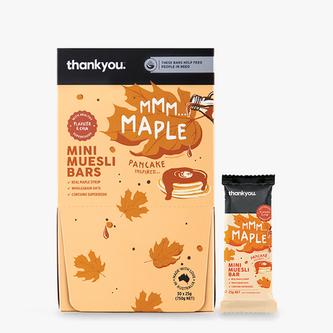 MMM... Maple Mini Muesli Bars | 30 x 25g | 750g