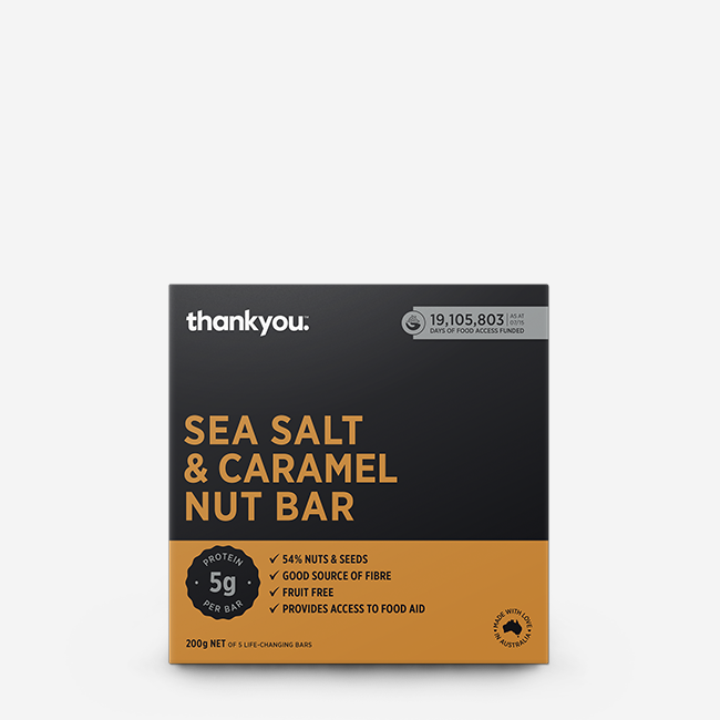 Sea Salt & Caramel Nut Bars | 5 x 40g | 200g