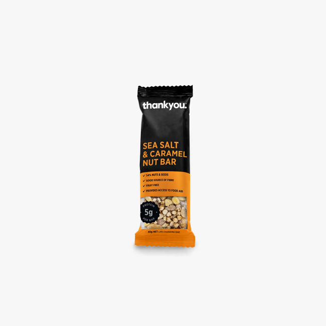 Sea Salt & Caramel Nut Bars | 5 x 40g | 200g